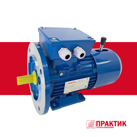 Электродвигатель со встроенным электромагнитным тормозом АИР 200L4 Е, Е2