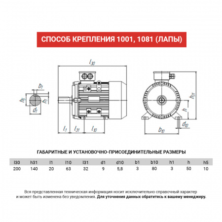 Электродвигатель АИР 50МВ4